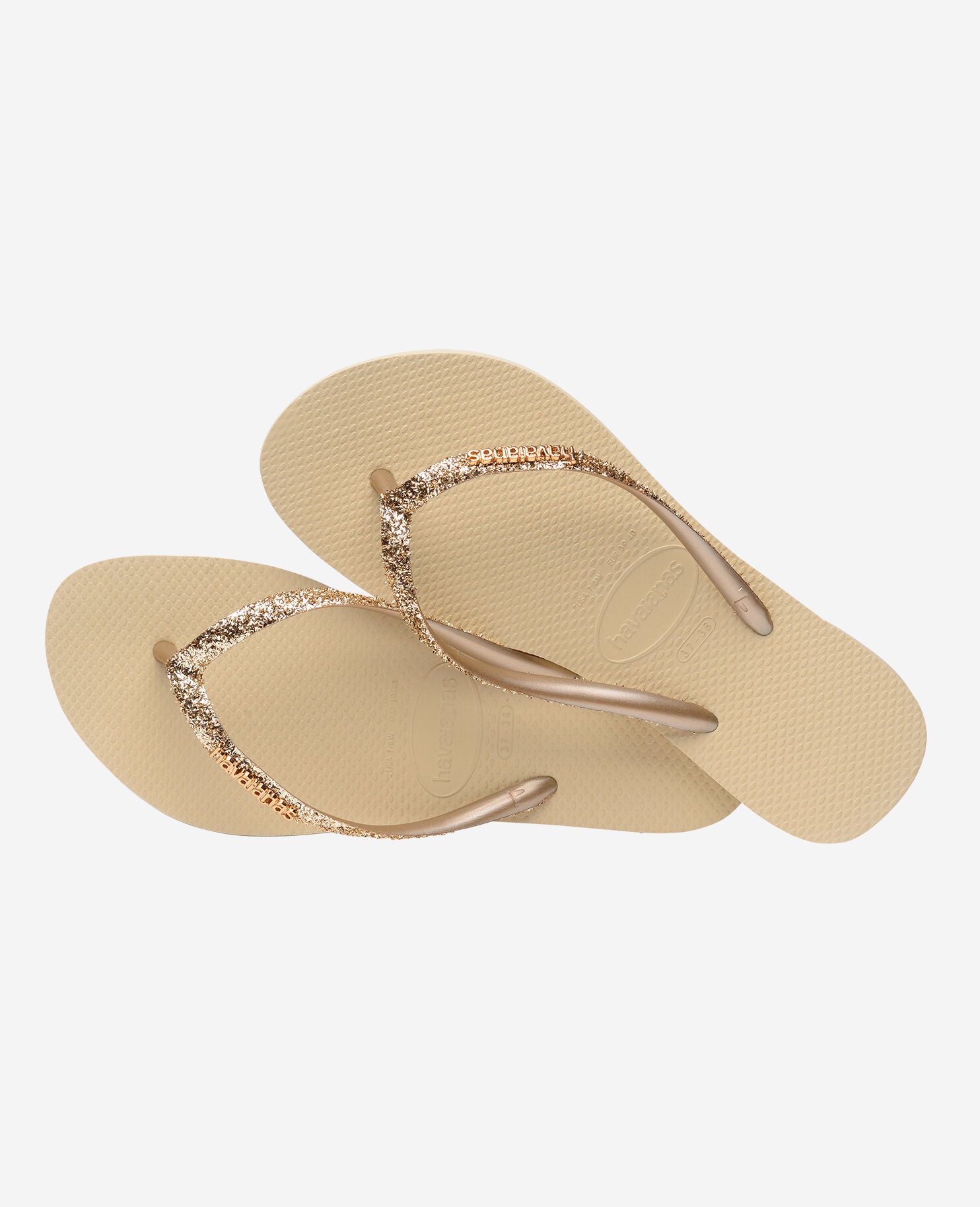 Slim Glitter II FC Kids Sand Grey Havaianas