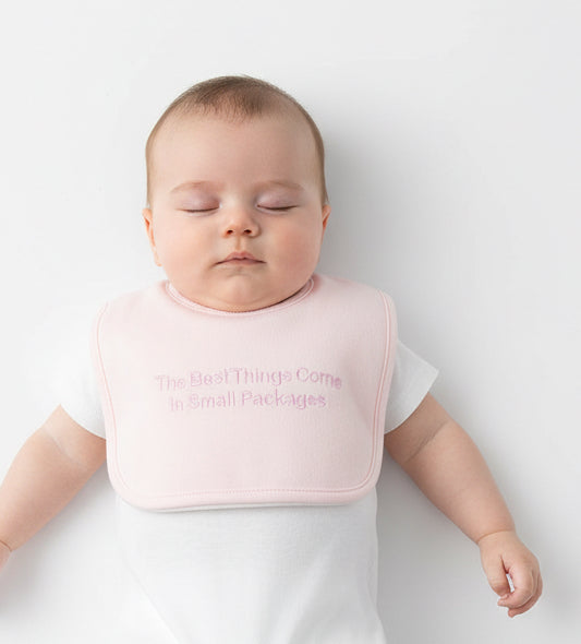 Baby Girls Bib “The Best Things…” Pack Of 2