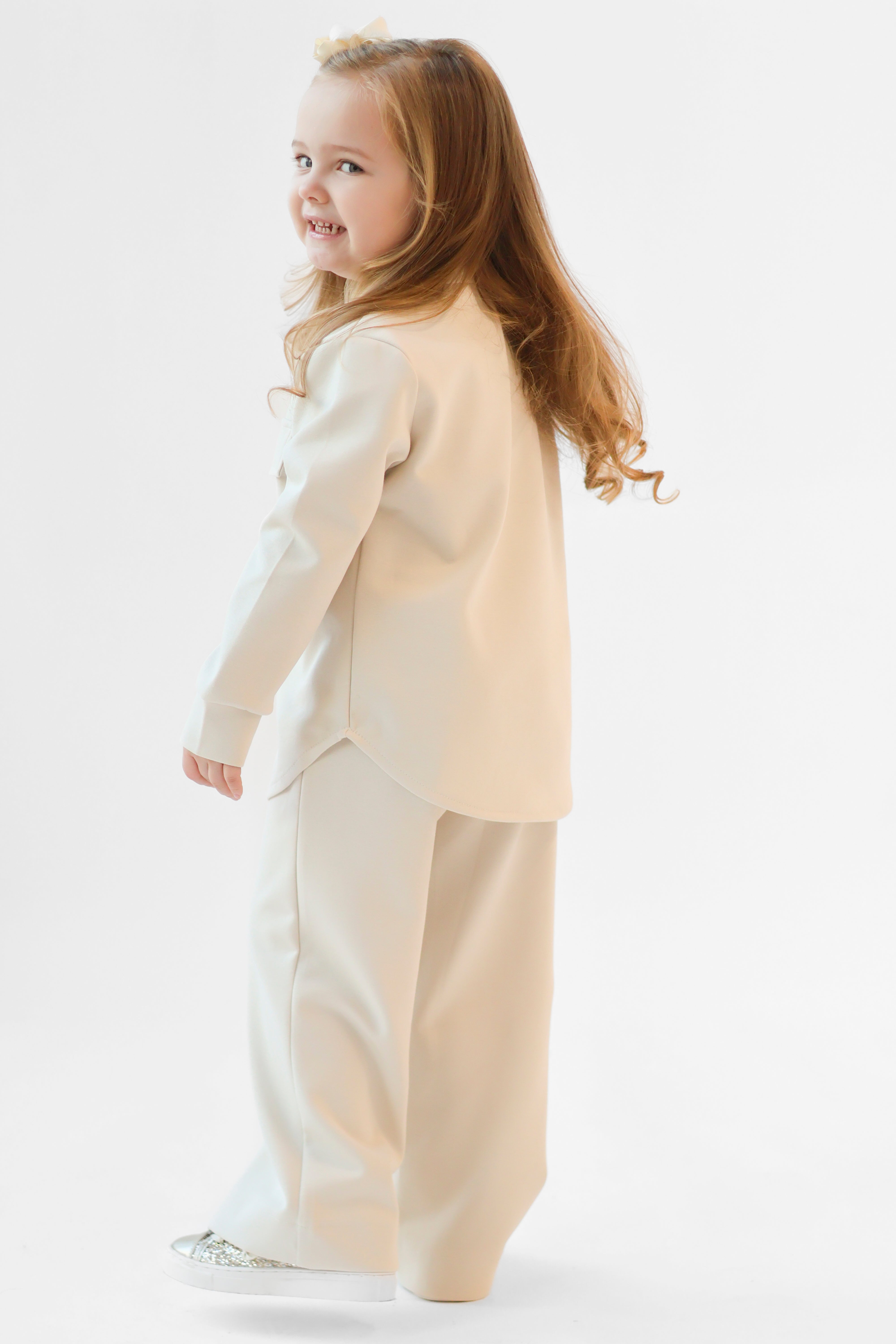 Gemma Kids Co-ord Tracksuit Beige