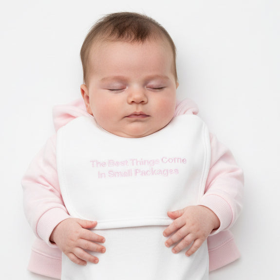 Baby Girls Bib “The Best Things…” Pack Of 2