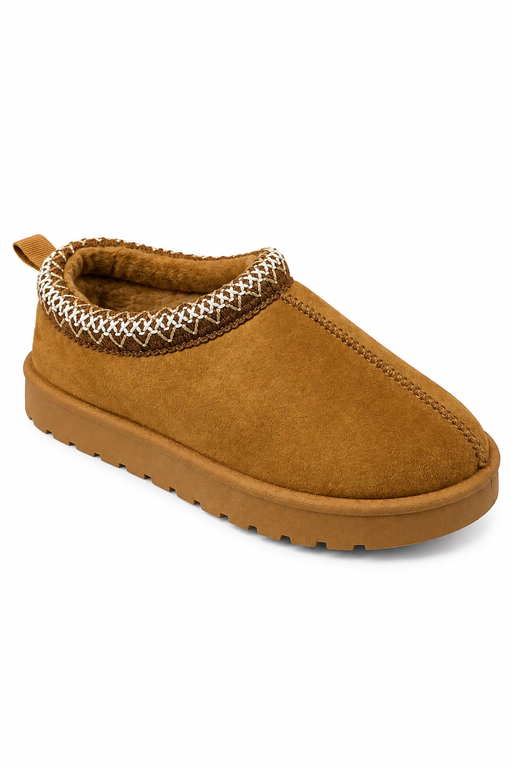 Indiya Faux Fur Mule Camel
