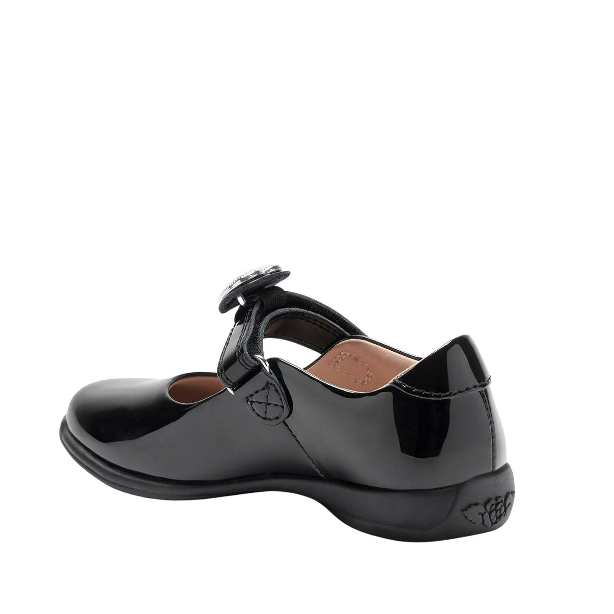 Lelli Kelly Sabrina Black Patent School Shoes F Fit LKS08467