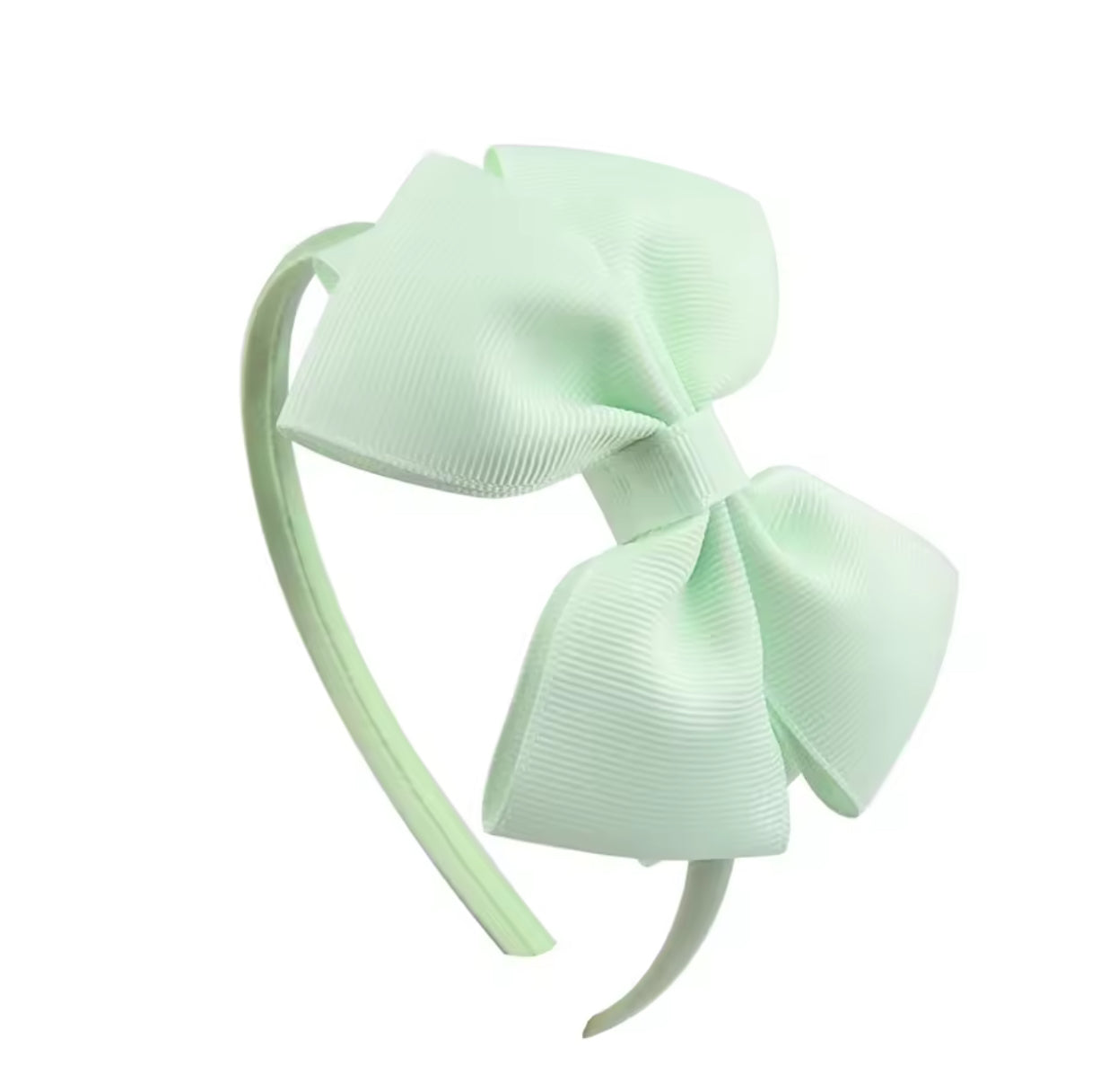 Girls Bow Headband Mint