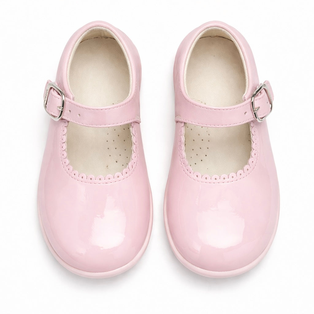 Y97401 Andanines Buckle Mary Jane Shoe Pink Patent