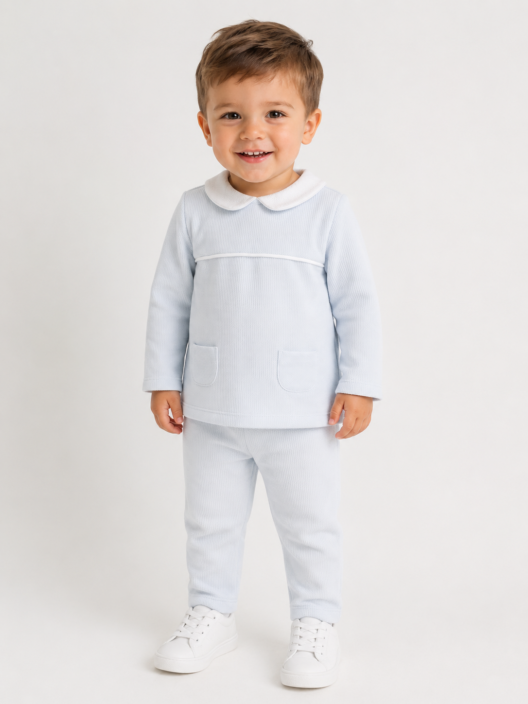 K19 Baby Boys Soft Blue Tracksuit