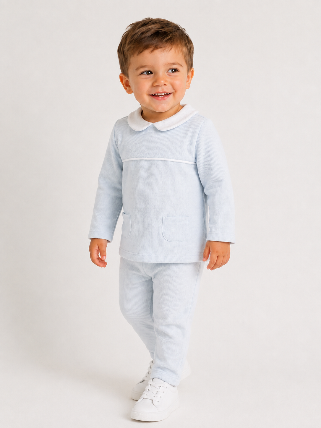K19 Baby Boys Soft Blue Tracksuit