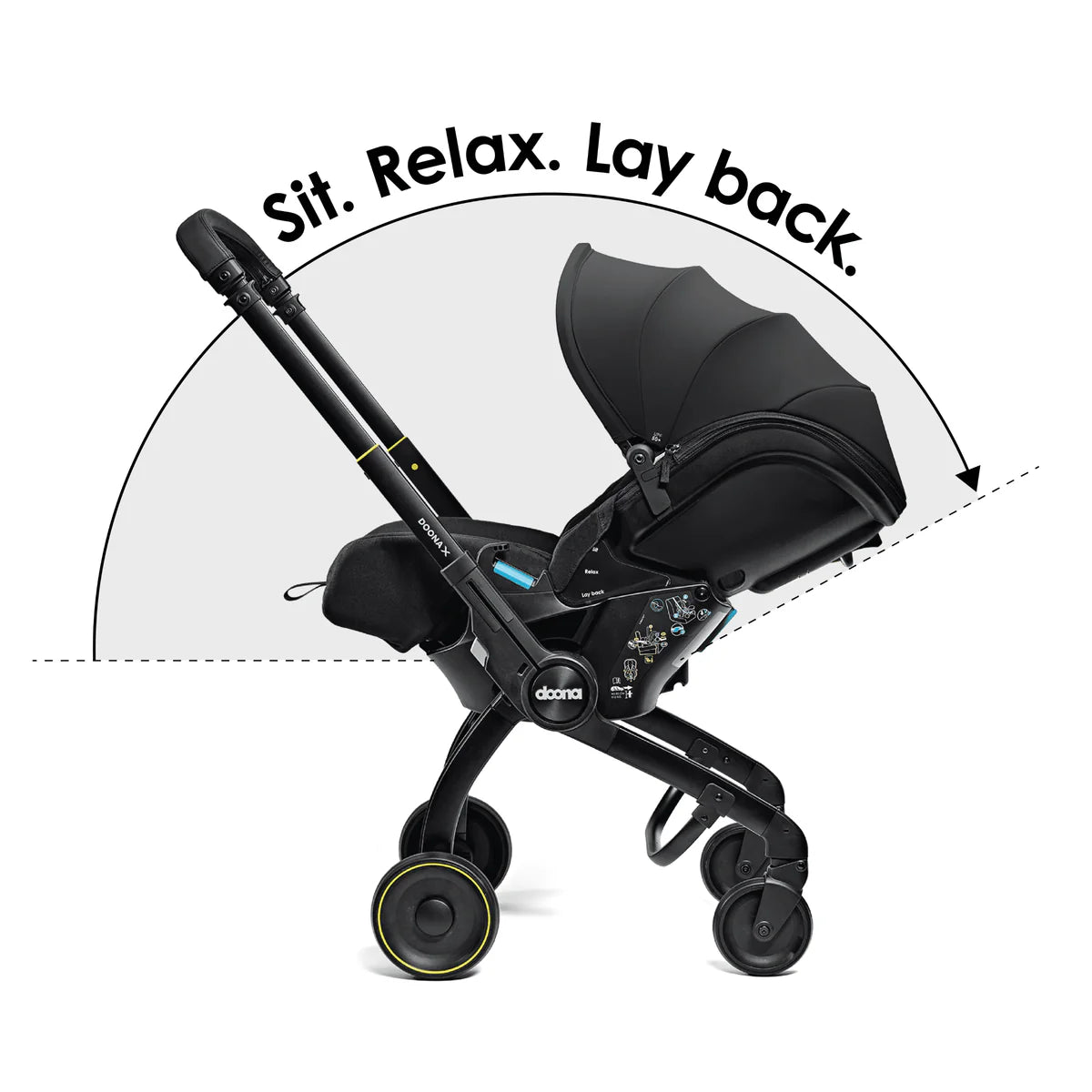 Doona X Recline Car Seat & Stroller