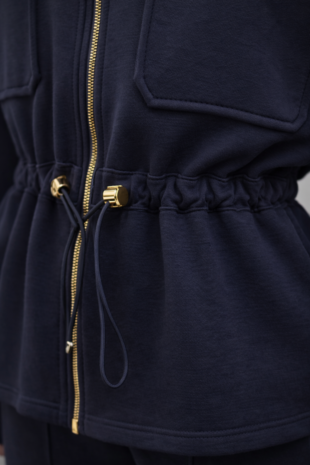 Melissa Ladies Pull In Co-ord Tracksuit Set Navy