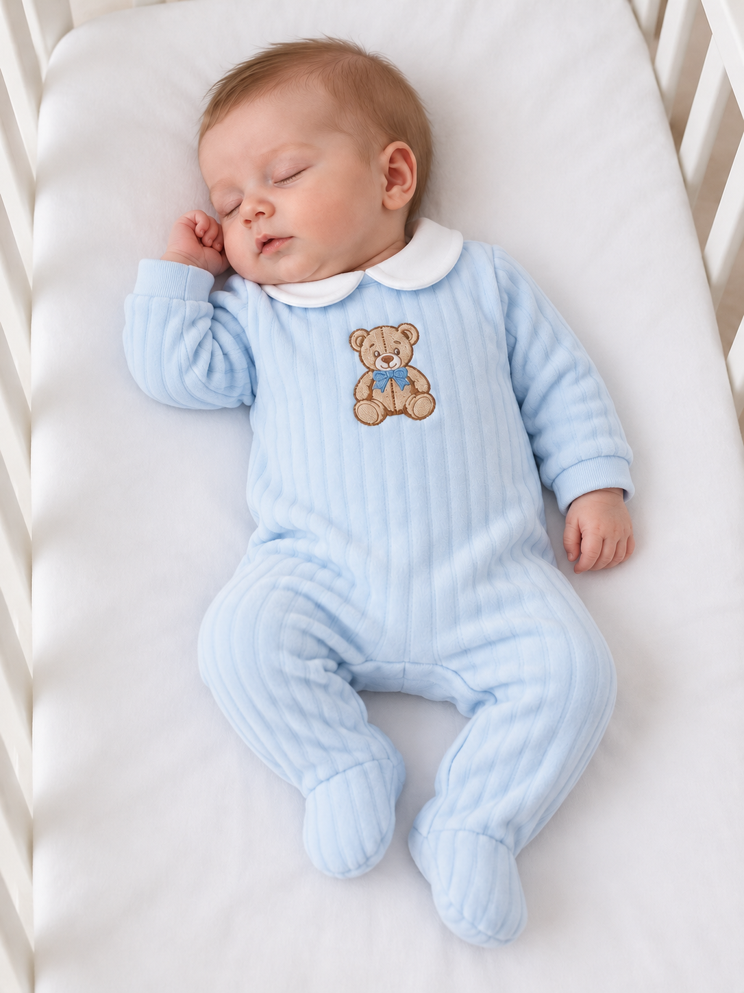 119 Baby Bear Babygrow Blue