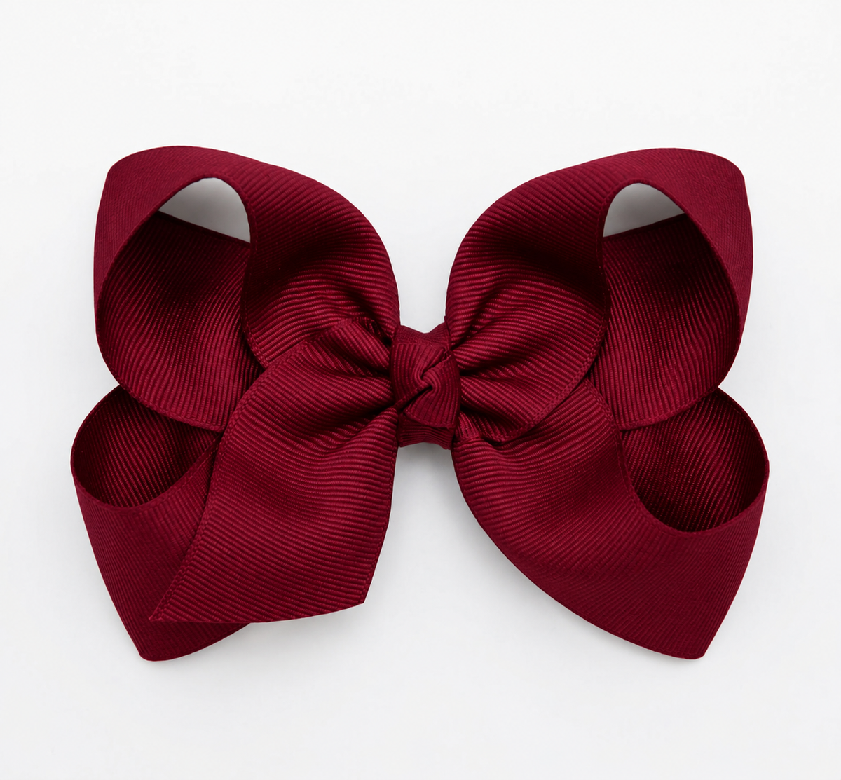 Hair Bow Burgundy Various Sizes