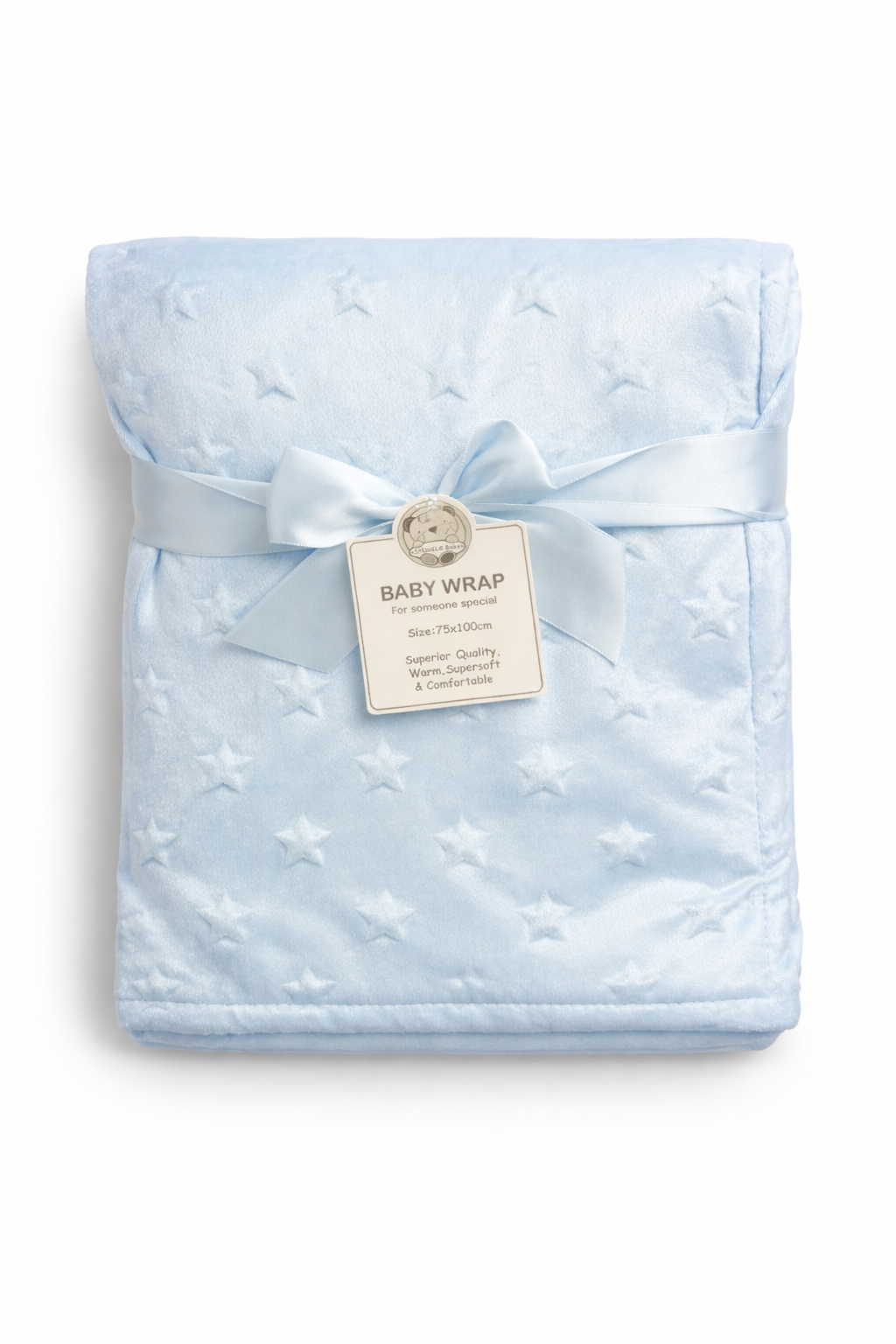 Baby Blue Star Blanket Wrap