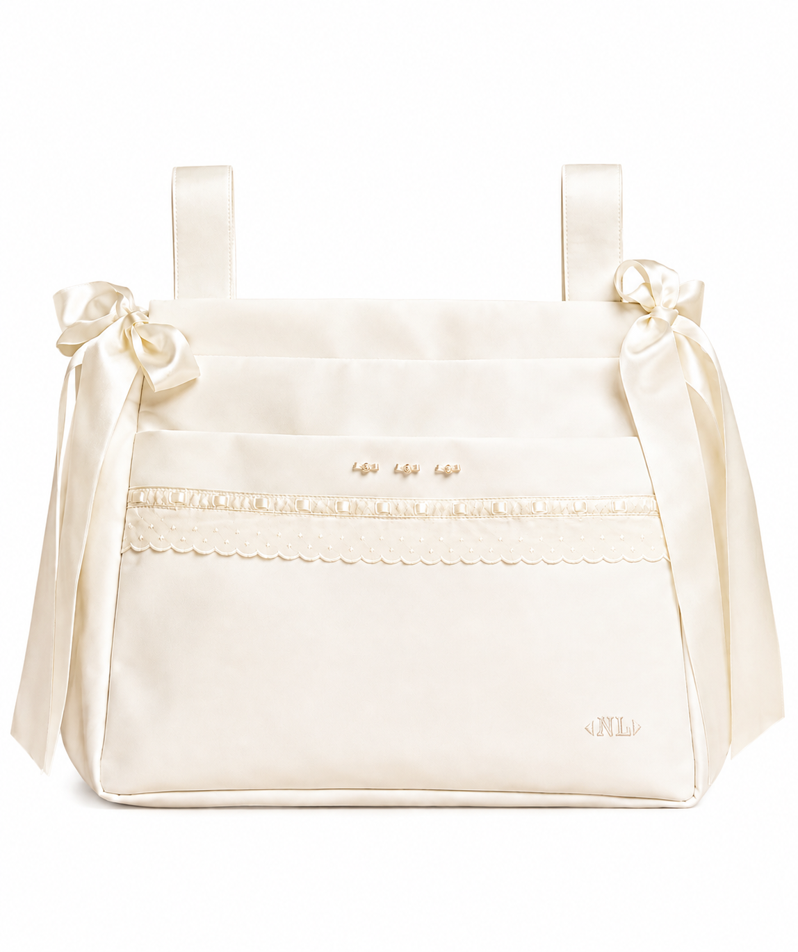 Nubeluna 072441 Rose bud Baby Changing Bag Cream