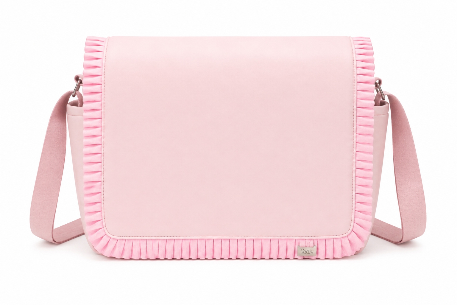 Nubeluna 070455 Frilled Baby Changing Bag Pink