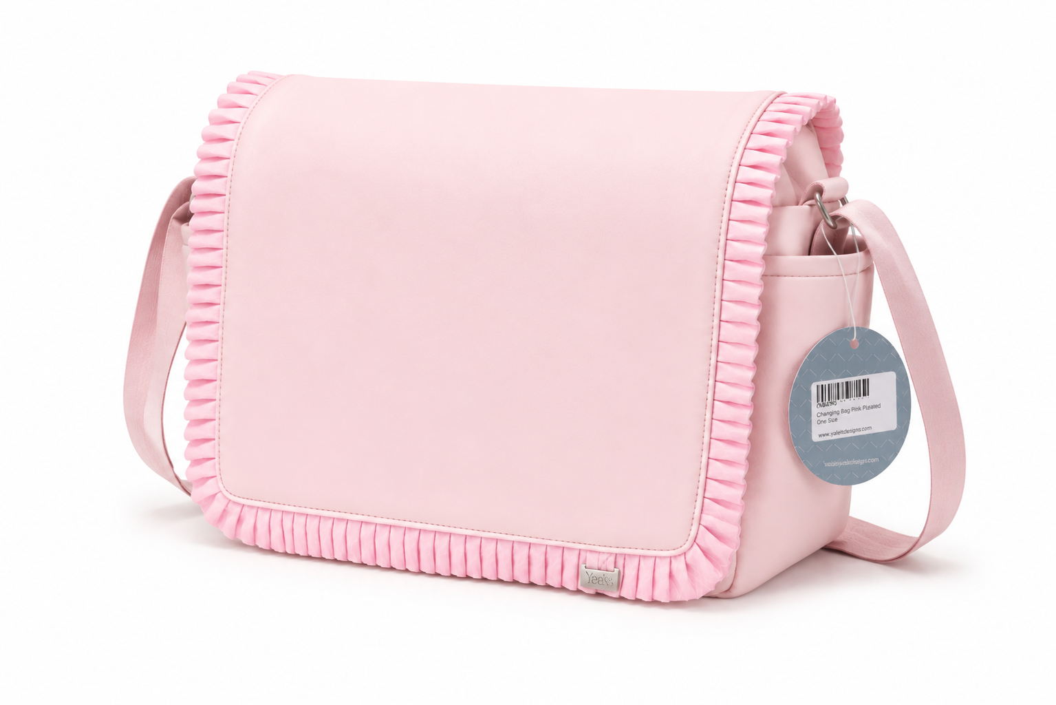 Nubeluna 070455 Frilled Baby Changing Bag Pink