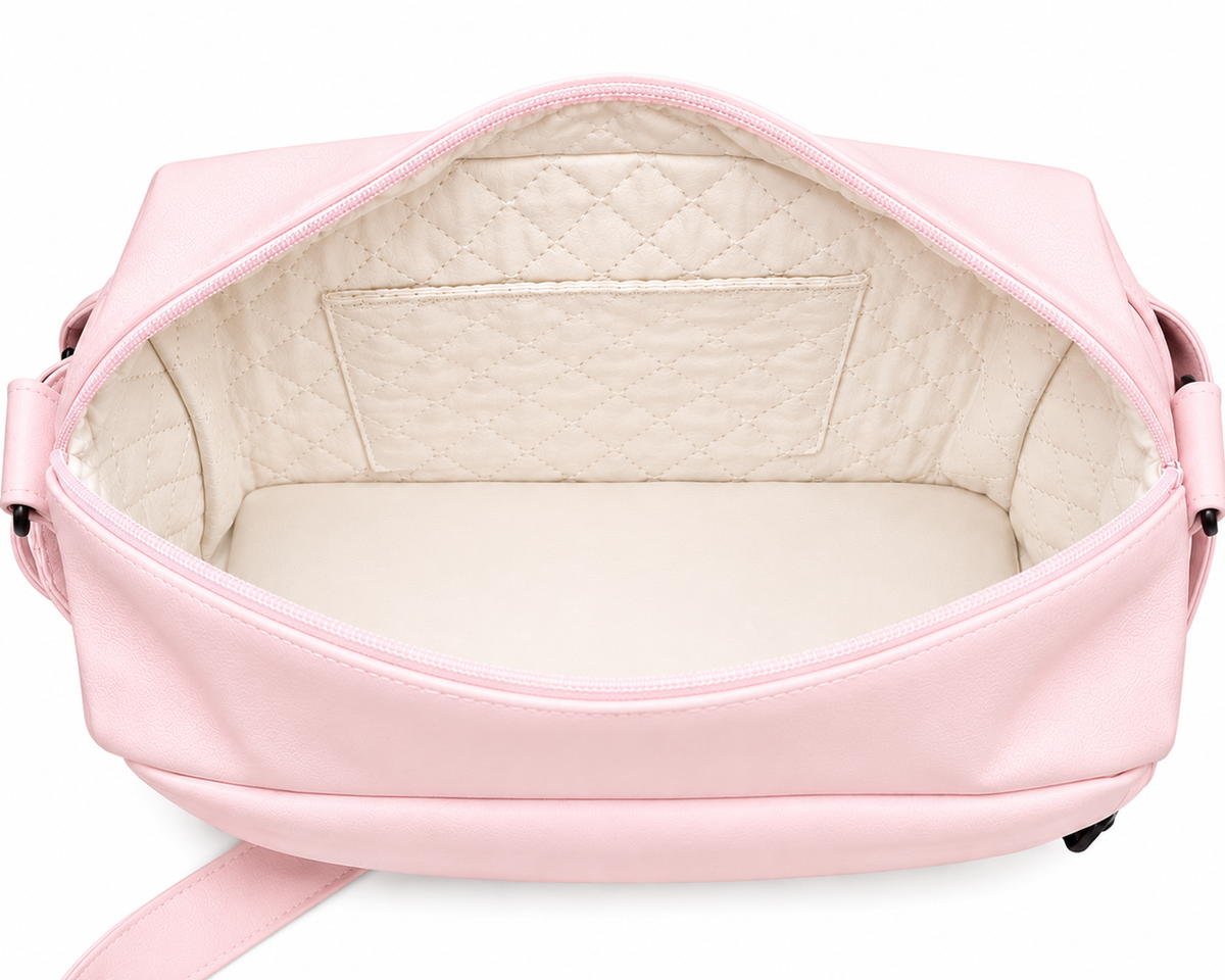 Nubeluna 070455 Frilled Baby Changing Bag Pink