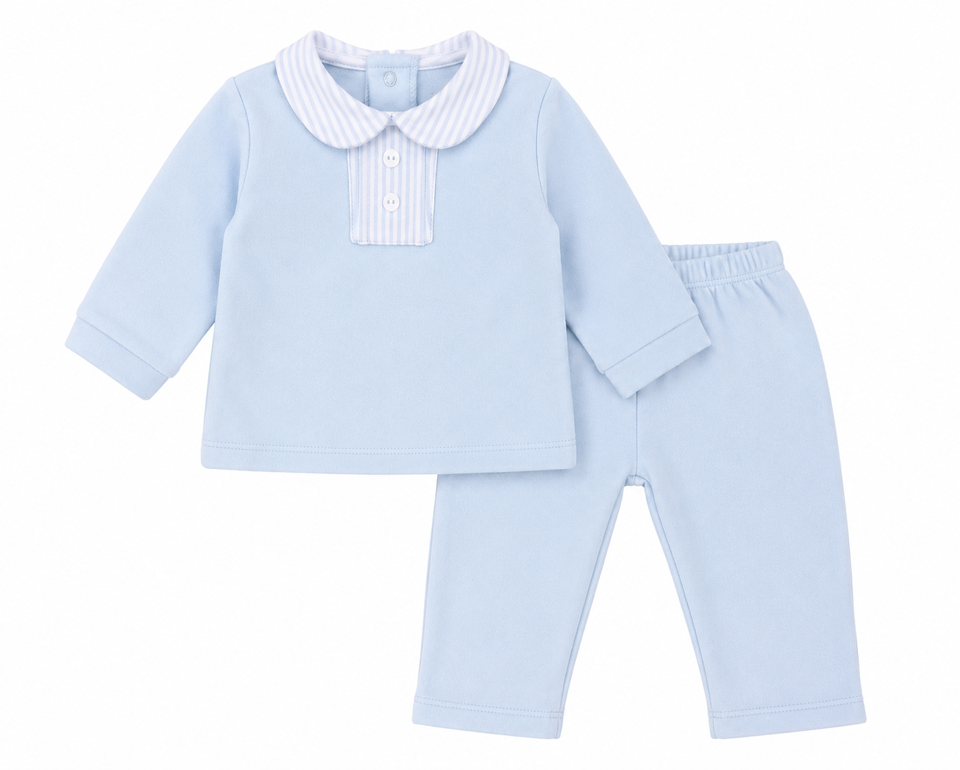 61134 Babidu Boys Blue Stripe Tracksuit Set