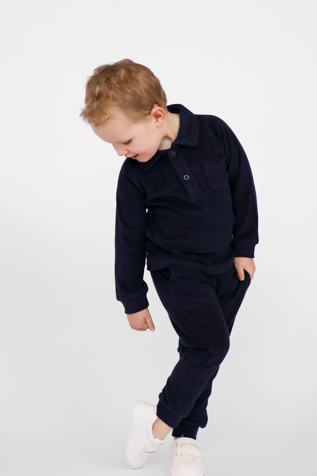 Oscar Boys 2 Piece Smart Tracksuit Navy