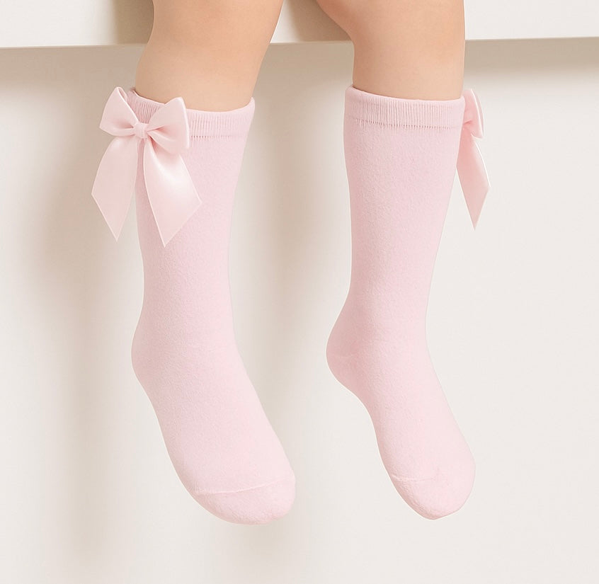 Sevva Pink Bow Socks