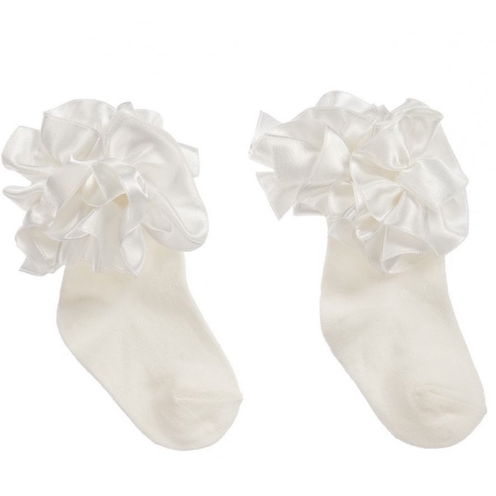 049 Frilly Socks Cream