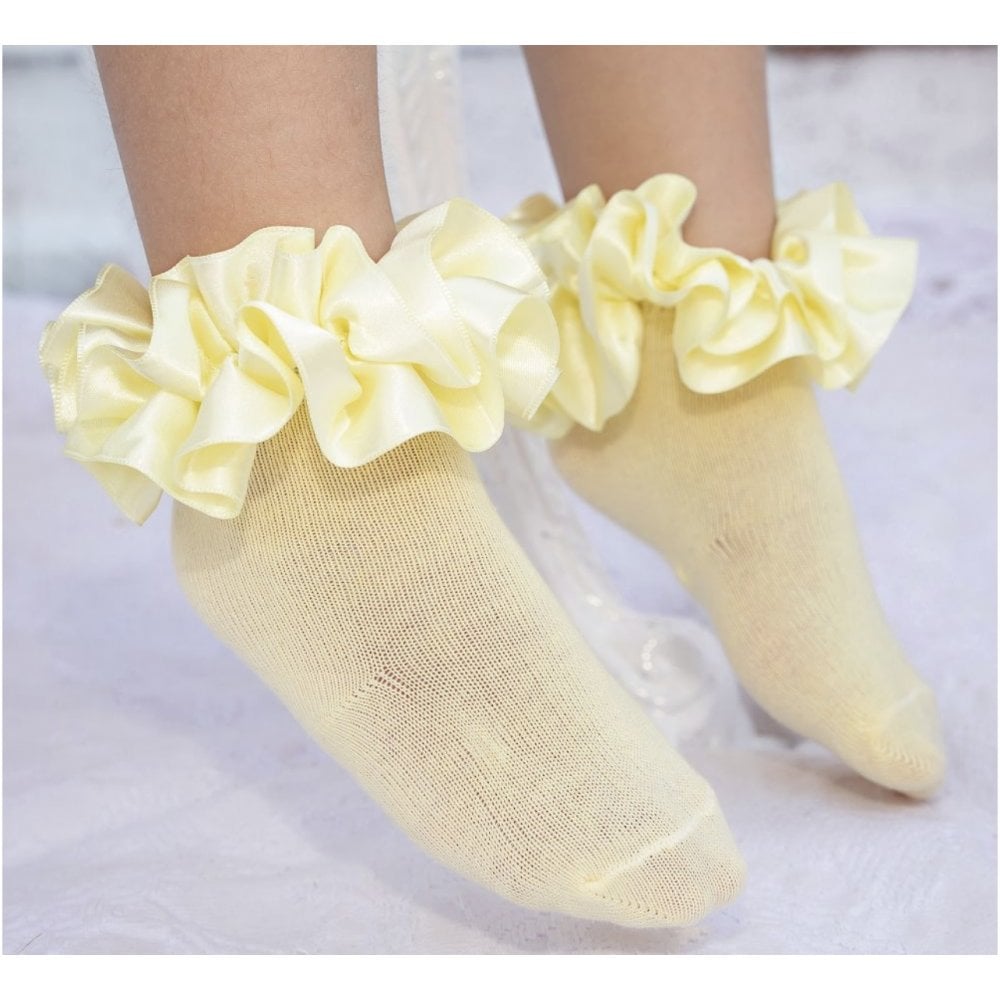 049 Frilly Socks Lemon