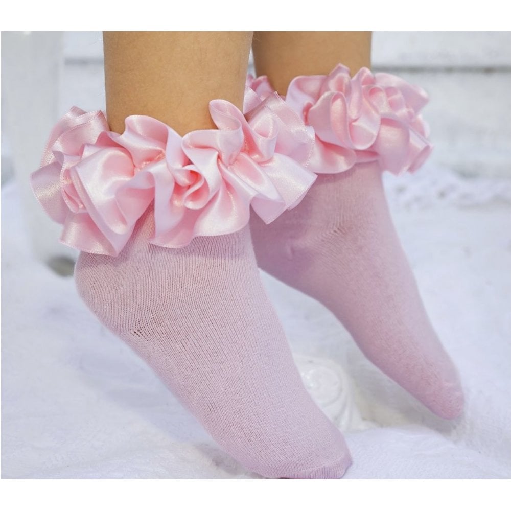 049 Frilly Socks Pink