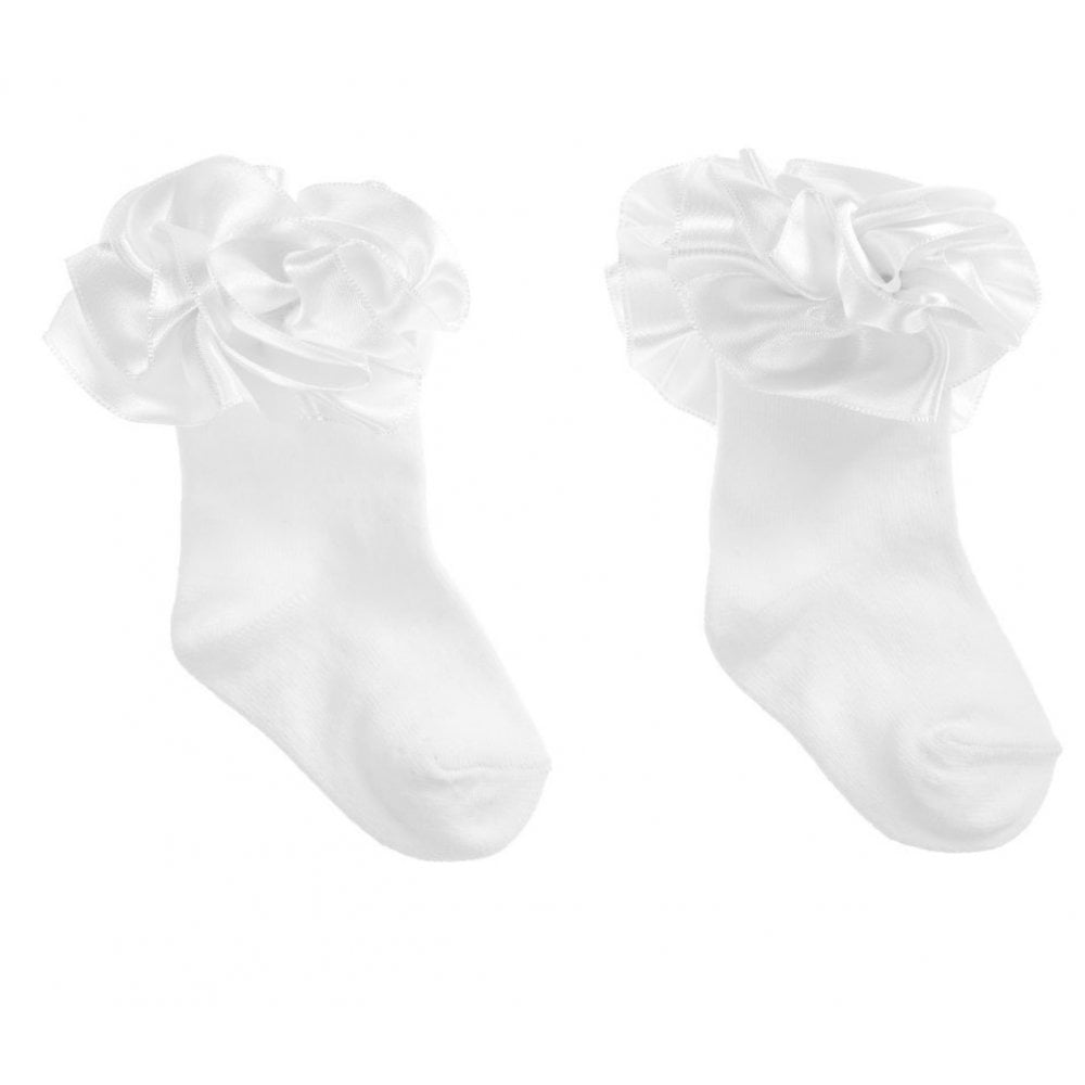 049 Frilly Socks White
