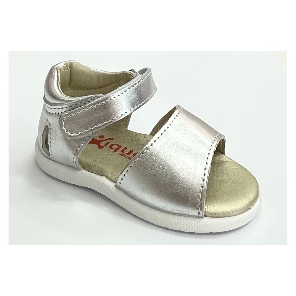 110406 Silver Plain Xiquets Sandals