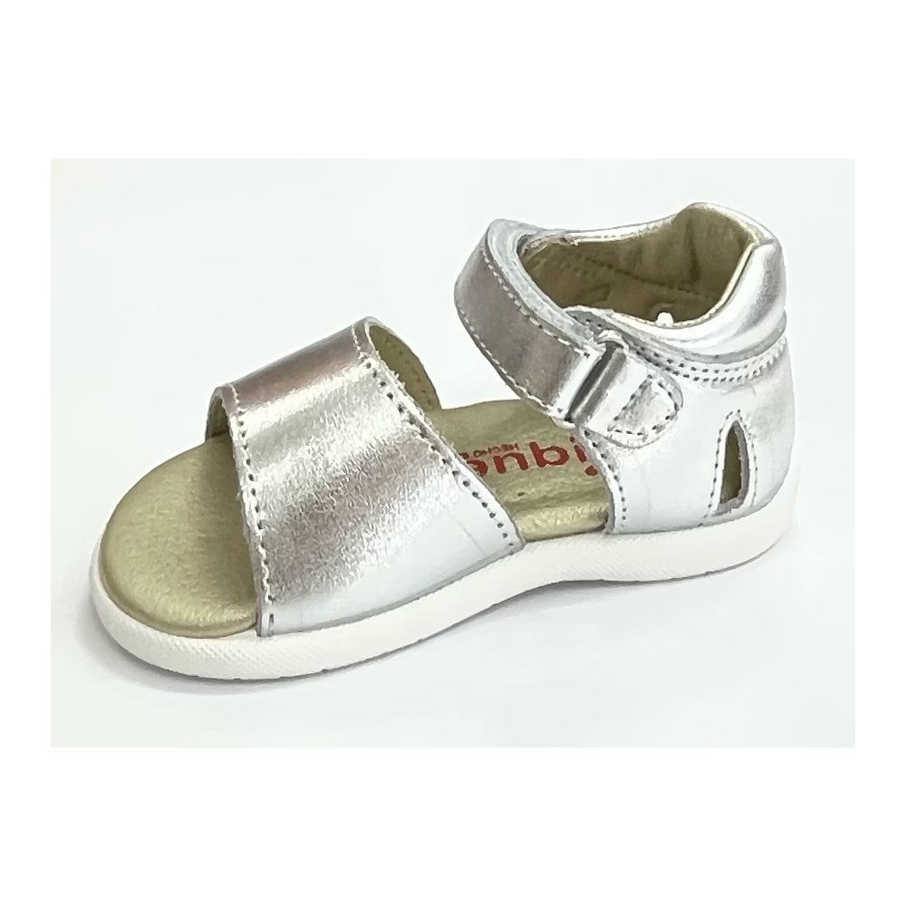110406 Silver Plain Xiquets Sandals