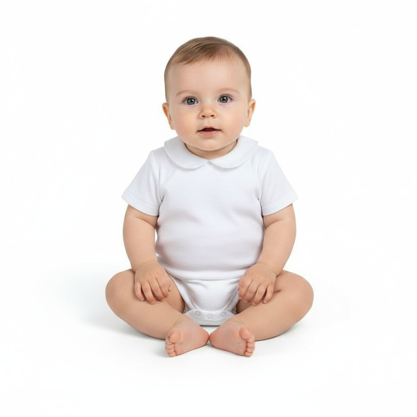 1192 White Peterpan Vest