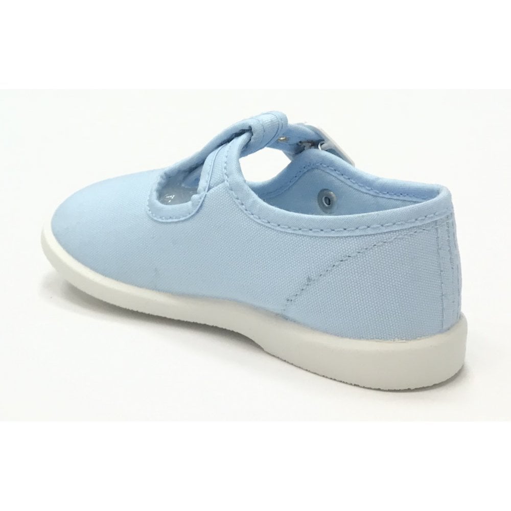 1200 Canvas T-Bar Shoe Baby Blue