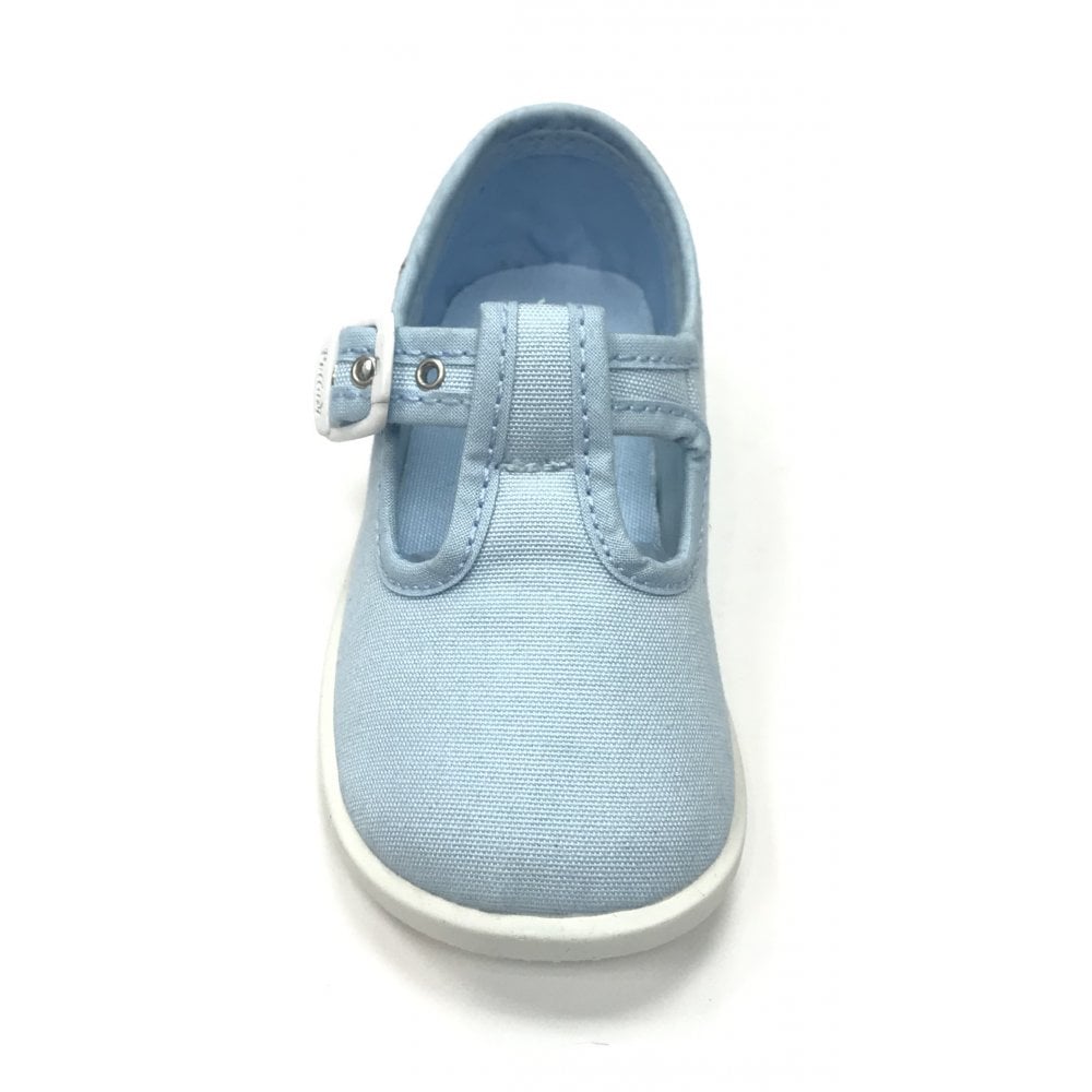 1200 Canvas T-Bar Shoe Baby Blue