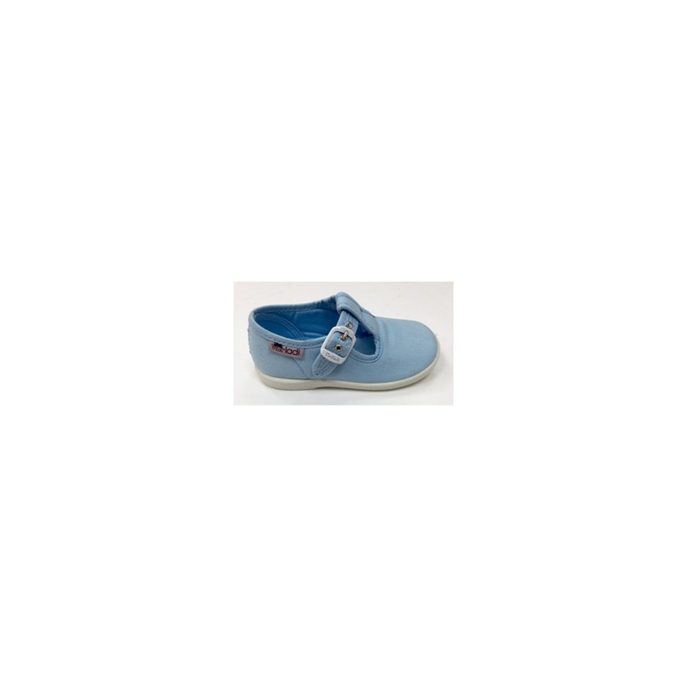 1200 Canvas T-Bar Shoe Baby Blue
