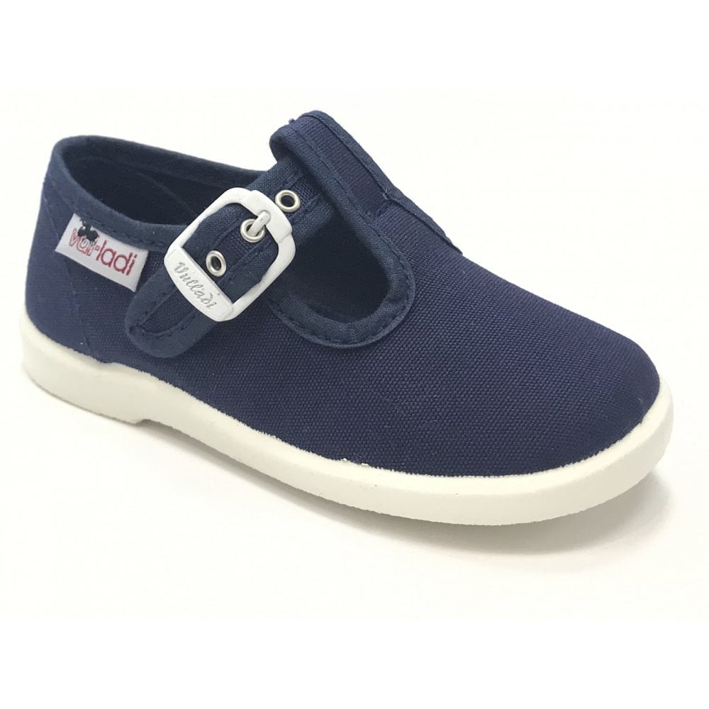 1200 Canvas T-Bar Shoe Navy