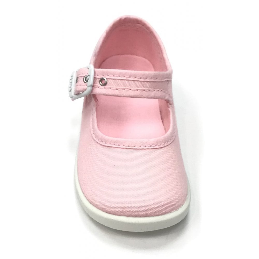 1210 Canvas Mary Jane Shoe Baby Pink