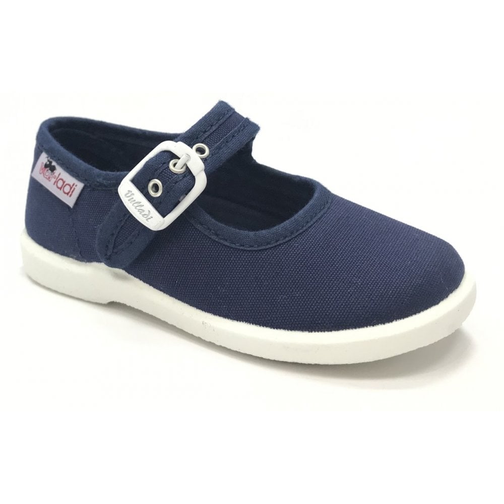 1210 Canvas Mary Jane Shoe Navy