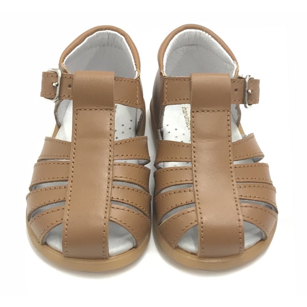 13350 Boys Spider Sandal Tan