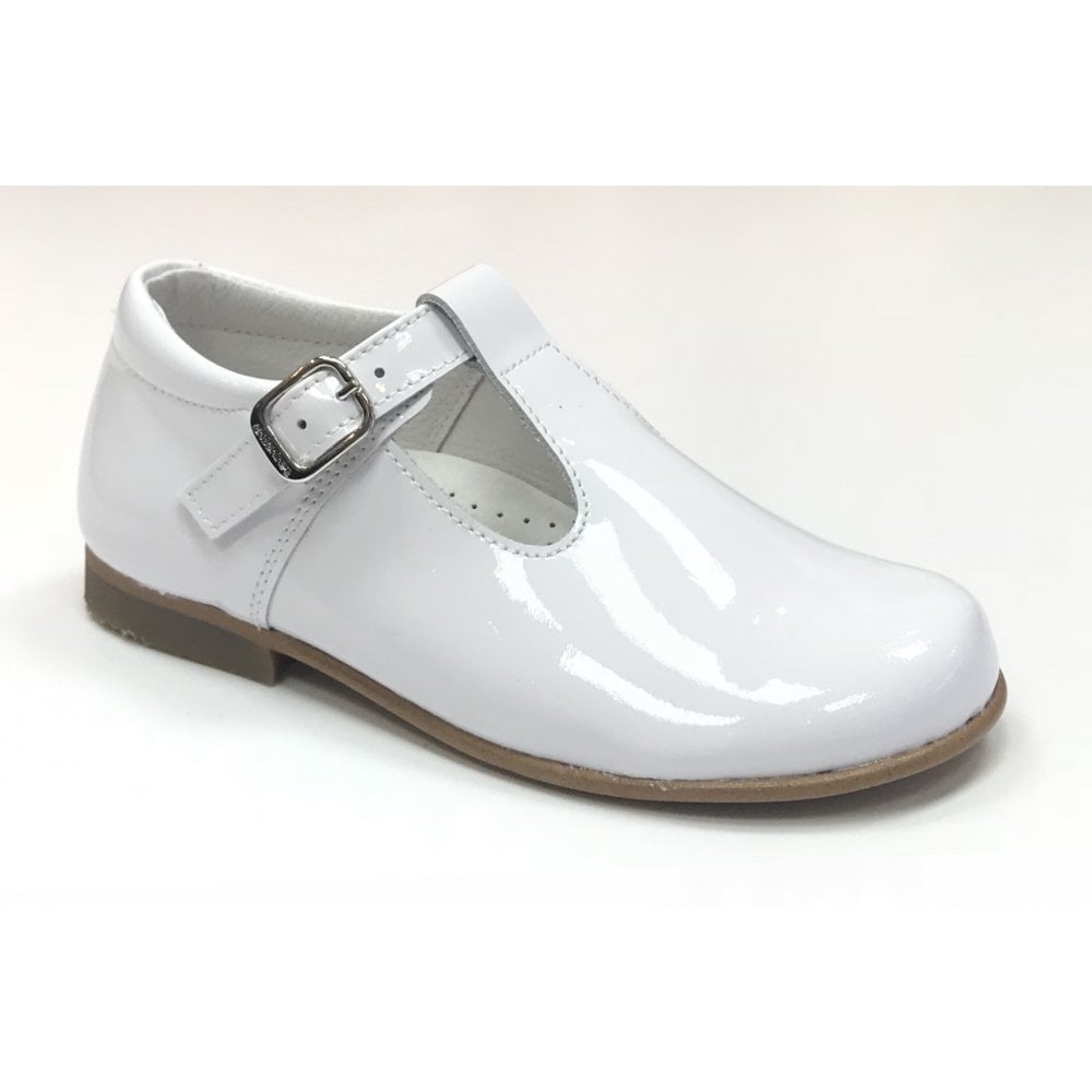 182865 White Patent T-Bar