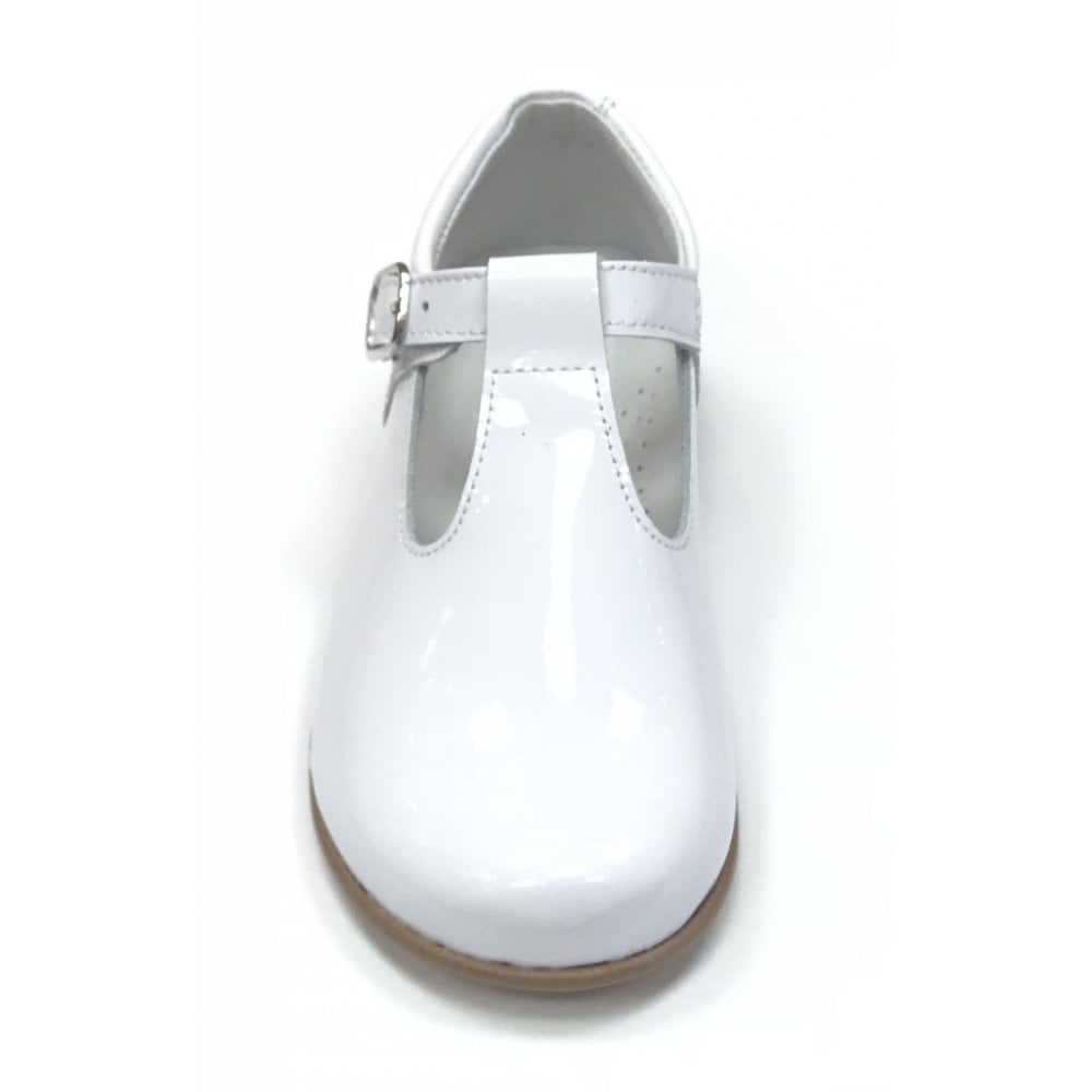 182865 White Patent T-Bar