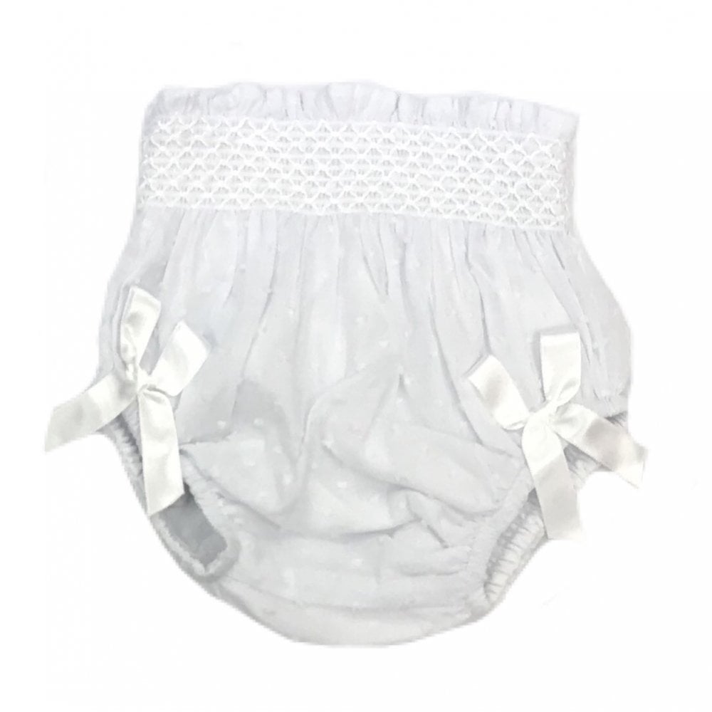 18LA-537 White Bow Knickers