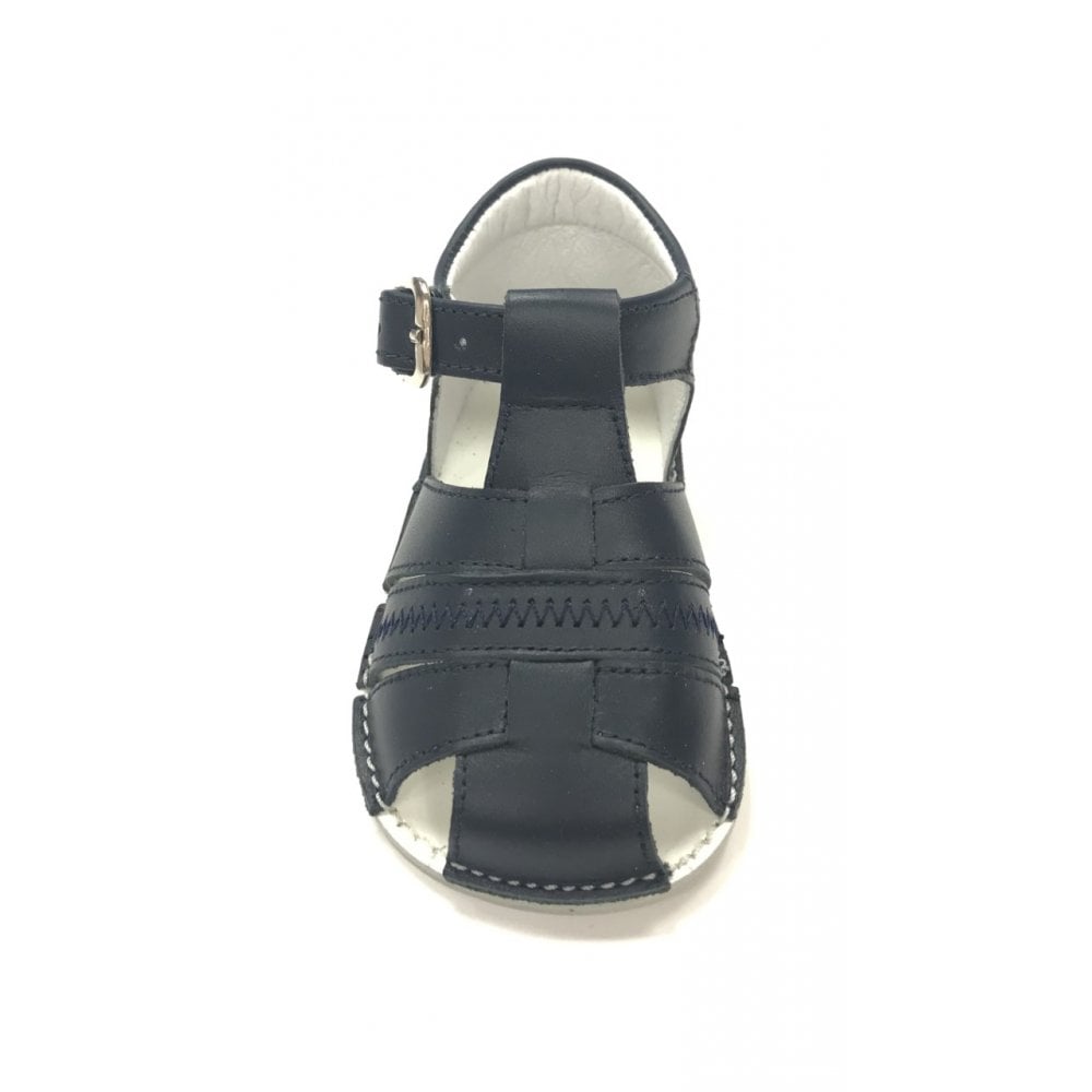 191033 Leather Sandals Navy