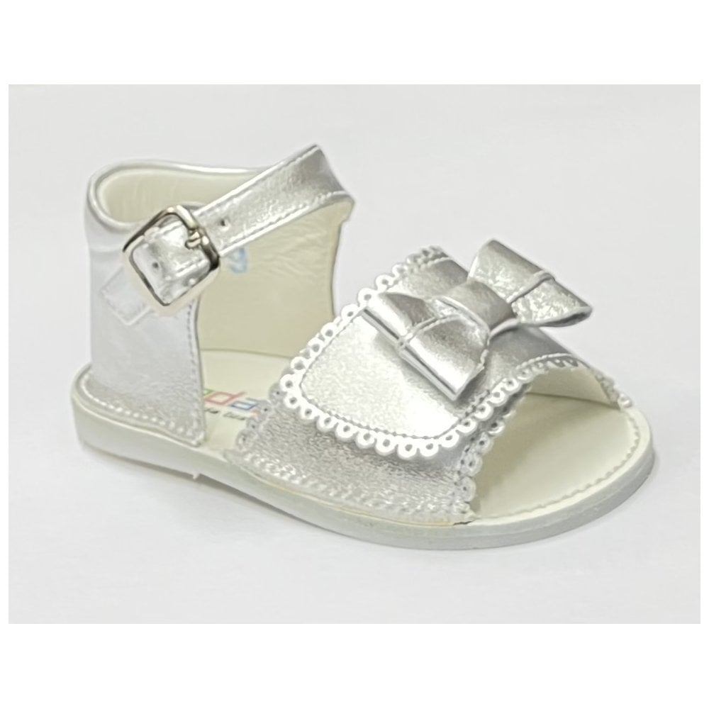 191814 Sandal Silver Leather