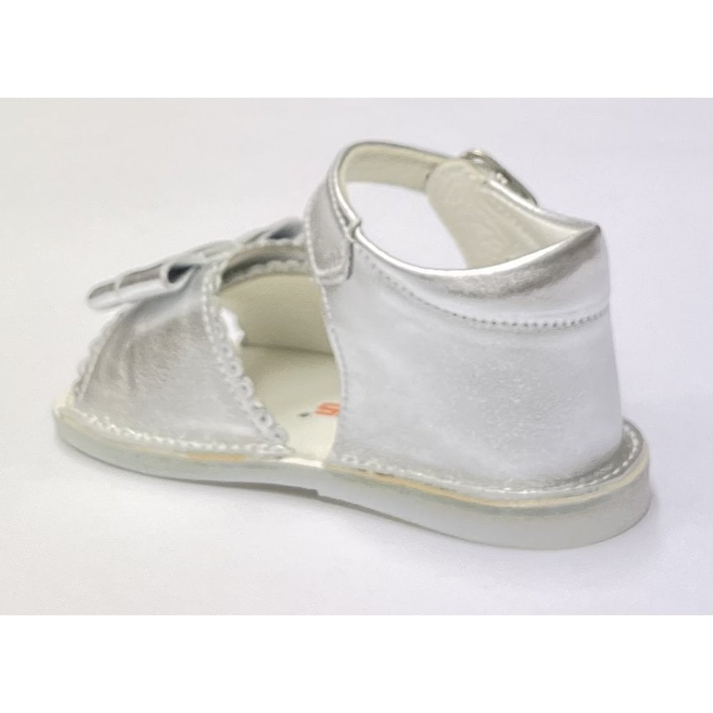 191814 Sandal Silver Leather