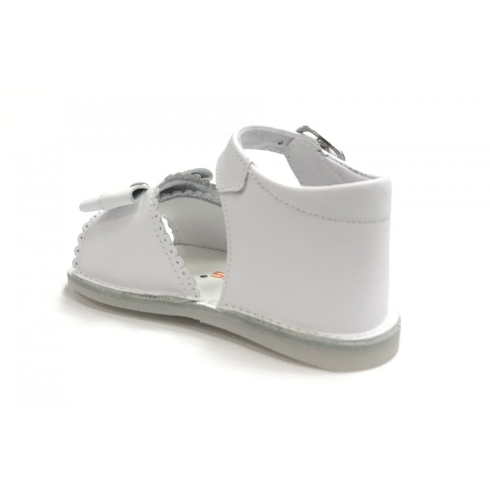 191814 Sandal White Leather