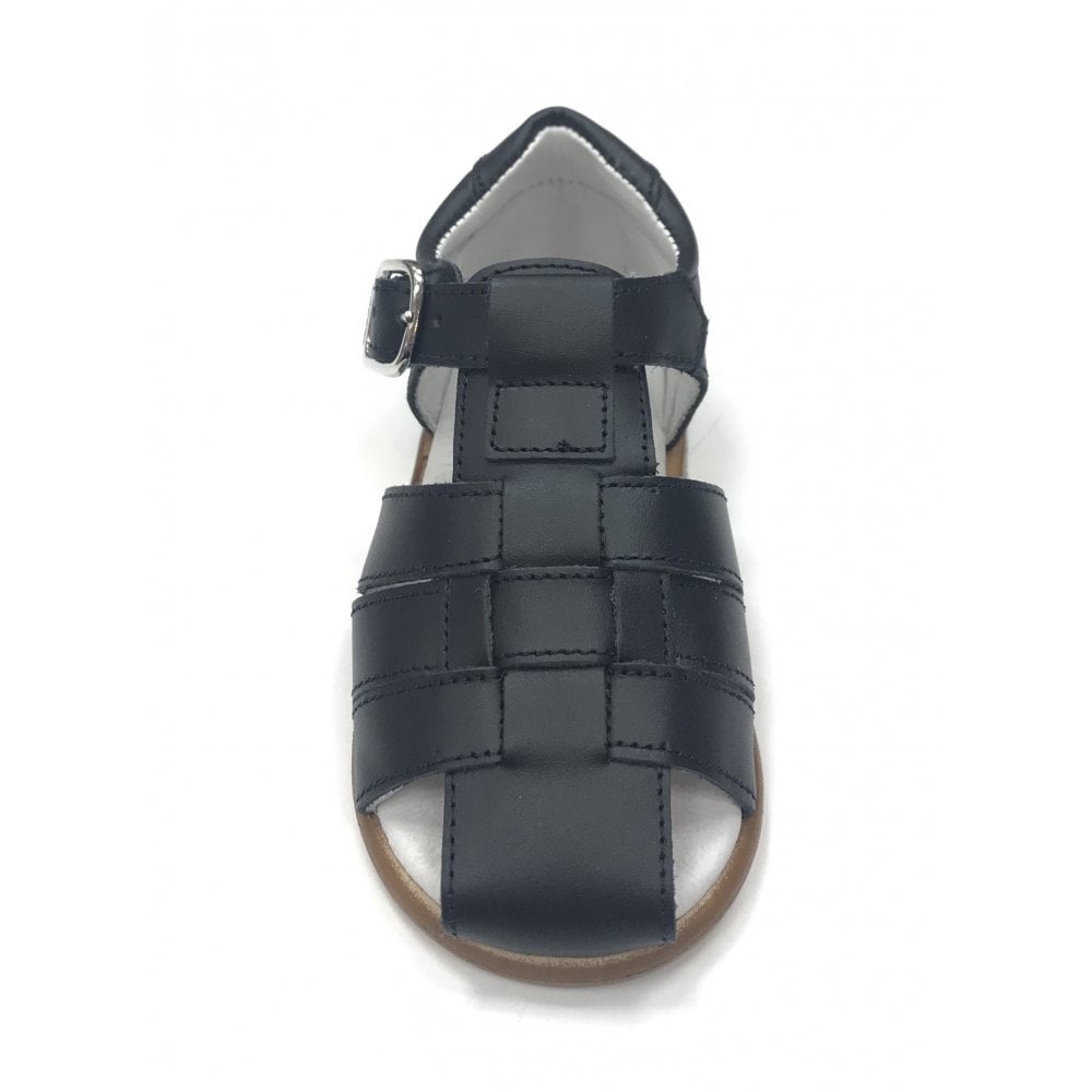 191870 Leather Sandal Navy
