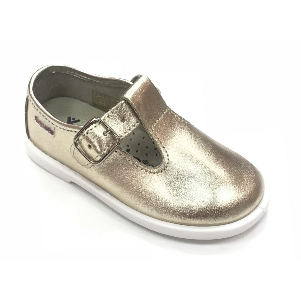20200 Leather T-Bar Gold