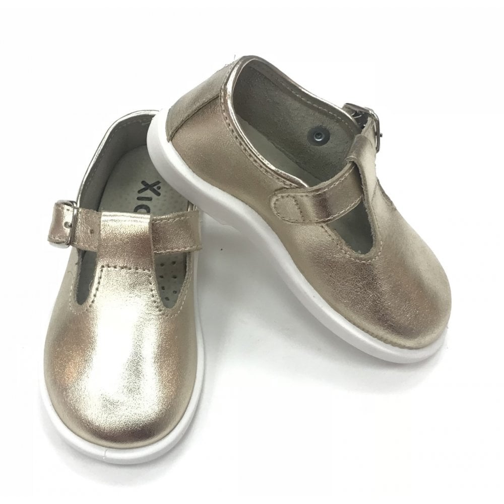 20200 Leather T-Bar Gold