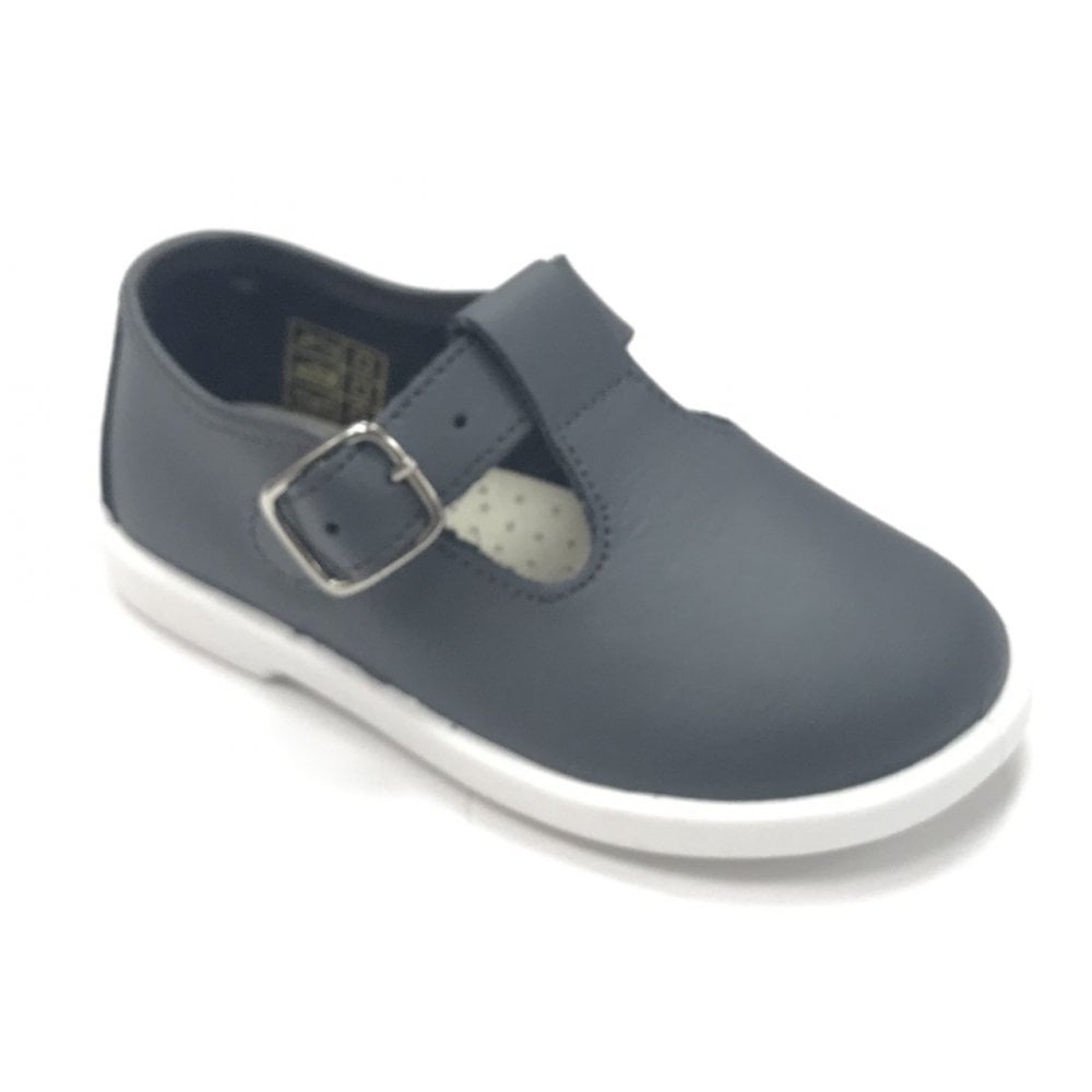 20200 Leather T-Bar Grey