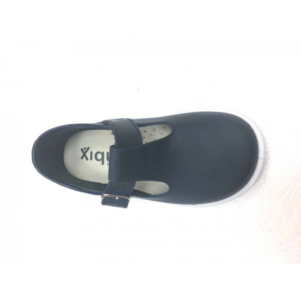 20200 Leather T-bar Navy