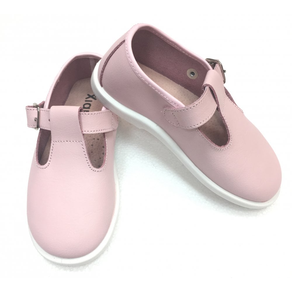 20200 Leather T-bar Pink