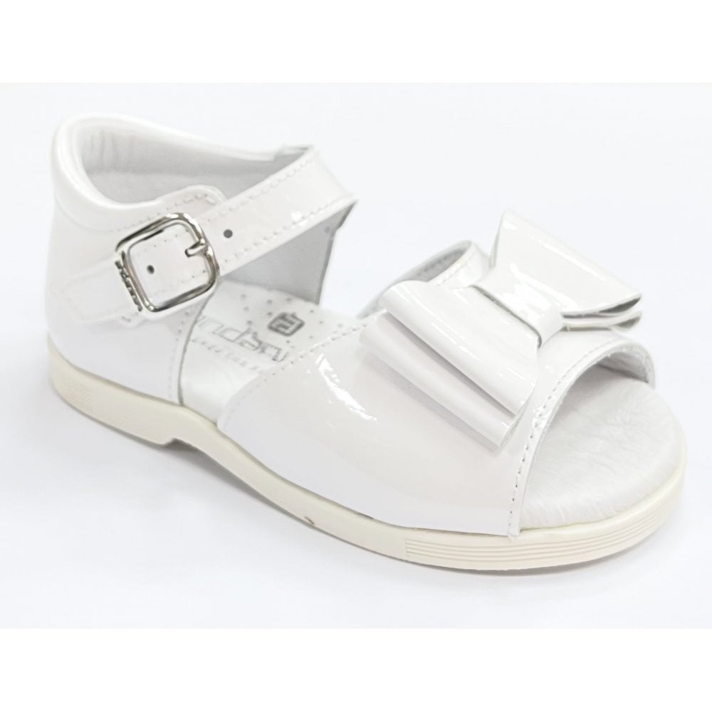 211420 White Patent Sandal